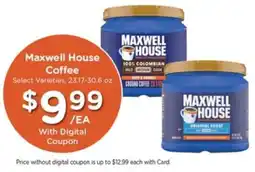 Pick'n Save Maxwell House Coffee offer