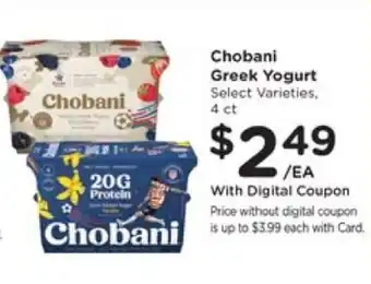 Pick'n Save Chobani Greek Yogurt offer