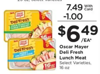 Pick'n Save Oscar Mayer Deli Fresh Lunch Meat offer