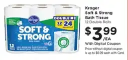 Pick'n Save Kroger Soft & Strong Bath Tissue offer