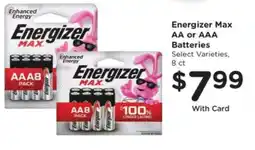 Pick'n Save Energizer Max AA or AAA Batteries offer