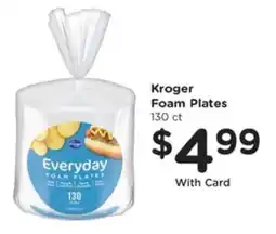 Pick'n Save Kroger Foam Plates offer