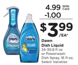 Pick'n Save Dawn Dish Liquid offer