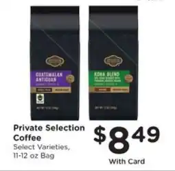 Pick'n Save Private Selection Coffee offer