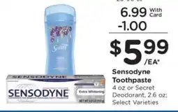 Pick'n Save Sensodyne Toothpaste offer