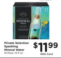 Pick'n Save Private Selection Sparkling Mineral Water offer