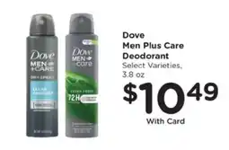 Pick'n Save Dove Men Plus Care Deodorant offer