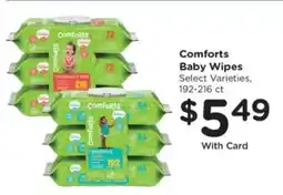 Pick'n Save Comforts Baby Wipes offer