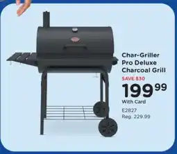 Kroger Char-Griller Pro Deluxe Charcoal Grill offer