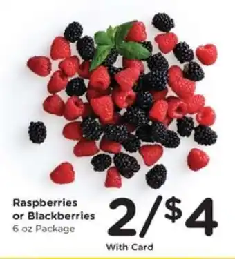Kroger Raspberries or Blackberries offer