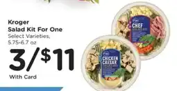 Pick'n Save Kroger Salad Kit For One offer