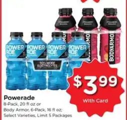 Kroger Powerade or Body Armor offer