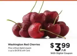 Kroger Washington Red Cherries offer