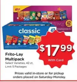 Kroger Frito-Lay Multipack offer