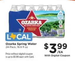 Kroger Ozarka Spring Water offer