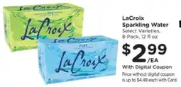 Kroger LaCroix Sparkling Water offer
