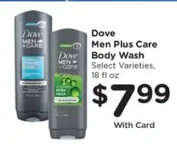 Kroger Dove Men Plus Care Body Wash offer