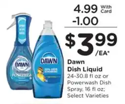 Kroger Dawn Dish Liquid offer