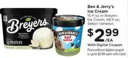 Kroger Ben & Jerry's Ice Cream offer