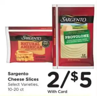 Kroger Sargento Cheese Slices offer