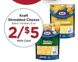 Kroger Kraft Shredded Cheese offer