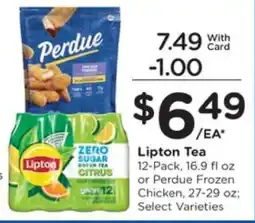 Kroger Lipton Tea or Perdue Frozen Chicken offer