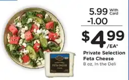 Kroger Private Selection Feta Cheese offer