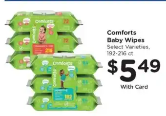 Kroger Comforts Baby Wipes offer
