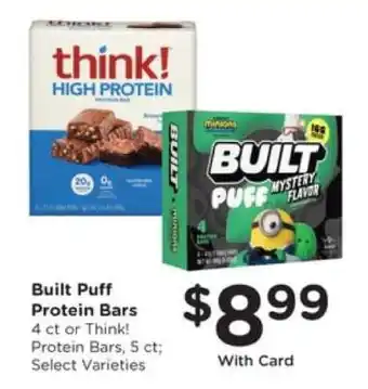 Kroger Built Puff protein bars offer