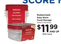 Kroger Rubbermaid Easy Store Food Storage offer