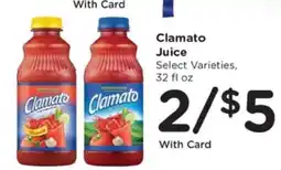 Kroger Clamato Juice offer