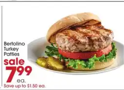 Giant Eagle Bertolino Turkey Patties offer