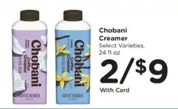 Kroger Chobani Creamer offer