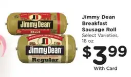 Kroger Jimmy Dean Breakfast Sausage Roll offer