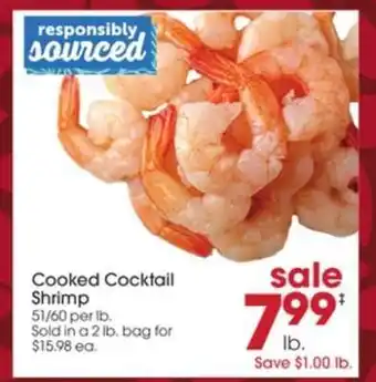 Giant Eagle Cooked Cocktail Shrimp offer