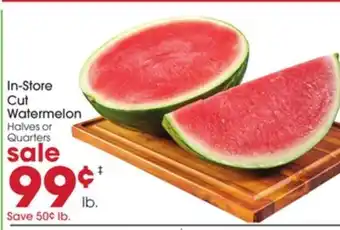 Giant Eagle In-Store Cut Watermelon offer