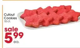 Giant Eagle Cutout Cookies offer
