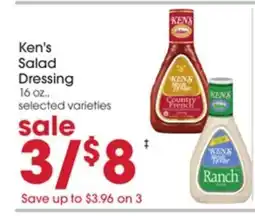 Giant Eagle Ken's Salad Dressing offer