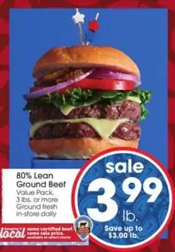 Giant Eagle Ground Beef offer