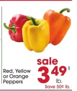 Giant Eagle Red, Yellow Or Orange Peppers offer