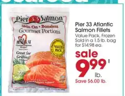 Giant Eagle Pier 33 Atlantic Salmon Fillets offer