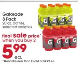 Giant Eagle Gatorade 8-Pack offer