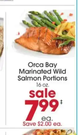 Giant Eagle Orca Bay Marinated Wild Salmon Portions offer