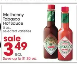 Giant Eagle McIlhenny Tabasco Hot Sauce offer