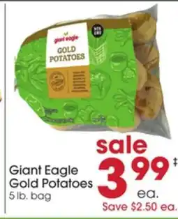 Giant Eagle Giant Eagle Gold Potatoes offer