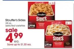 Giant Eagle Stouffer's Sides offer