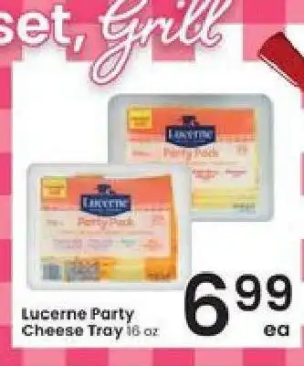Albertsons Lucerne Party Cheese Tray offer