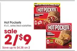 Giant Eagle Hot Pockets offer