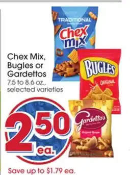 Giant Eagle Chex Mix, Bugles Or Gardettos offer