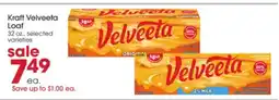 Giant Eagle Kraft Velveeta Loaf offer